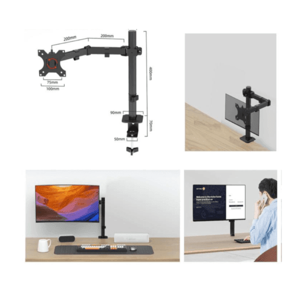 Suporte Universal Para Monitor Com Braço Oscilante